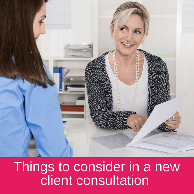 client consultation form