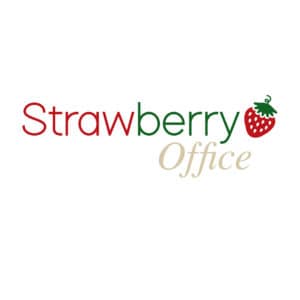 Strawberry Office Business Logo