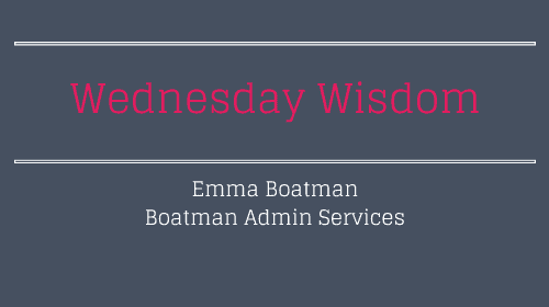Wednesday Wisdom Emmas Boatman