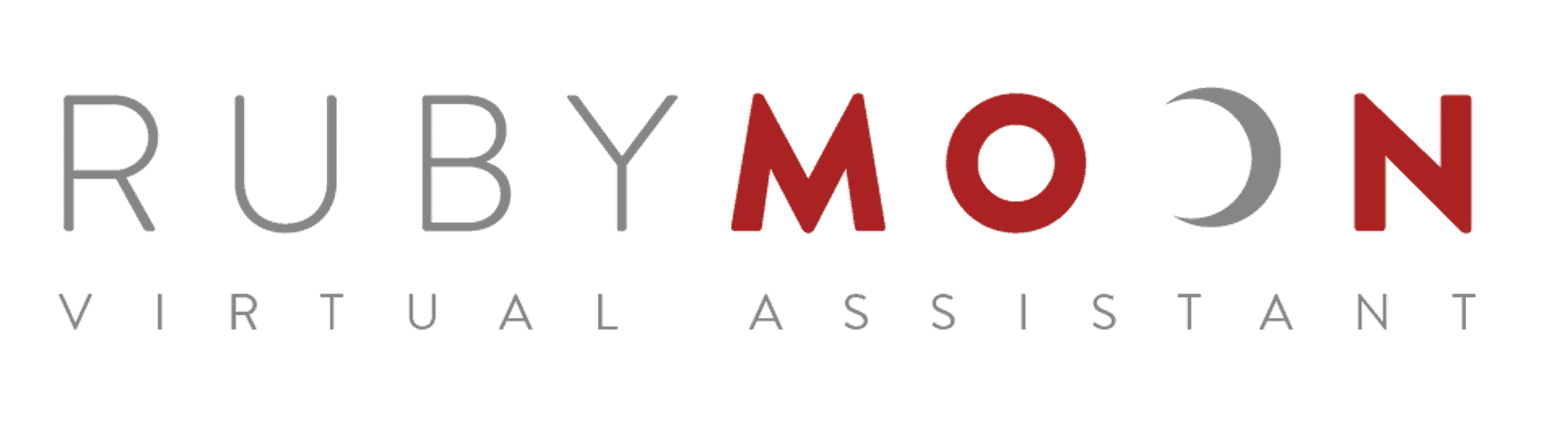 Ruby Moon Virtual Assistant Logo