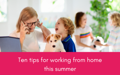 Ten Tips for working from home this summer